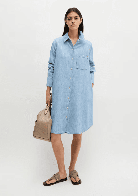 Marc O`Polo A-shape denim dress - Light Blue