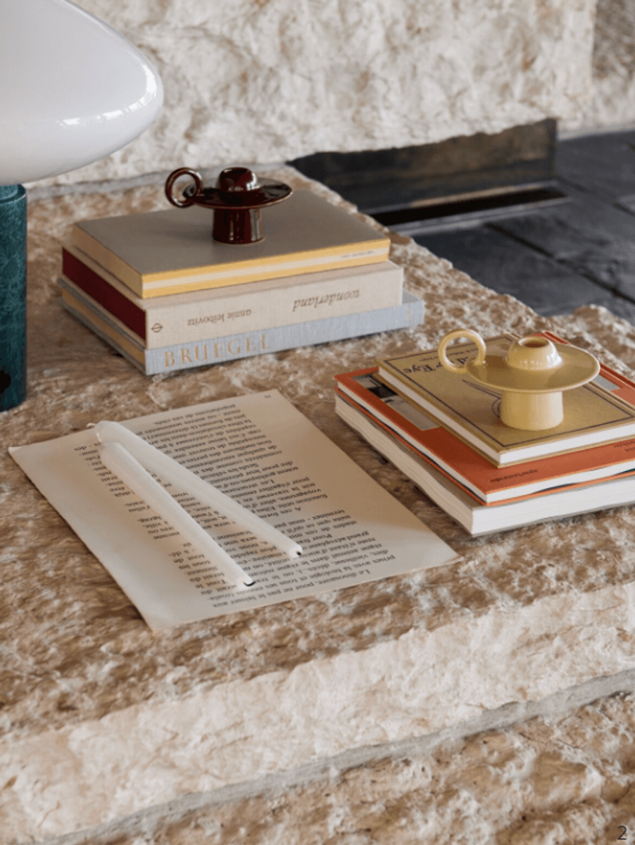 Momento | Candleholder JH39 red Brown/ &tradition