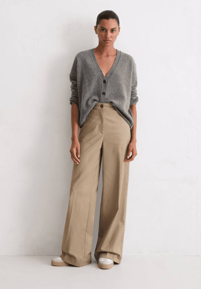 Cardigan oversized warm granite melange/ Marc O`Polo