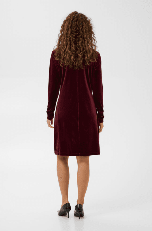 Culture CUavra Zoe Dress - Zinfandel - Red