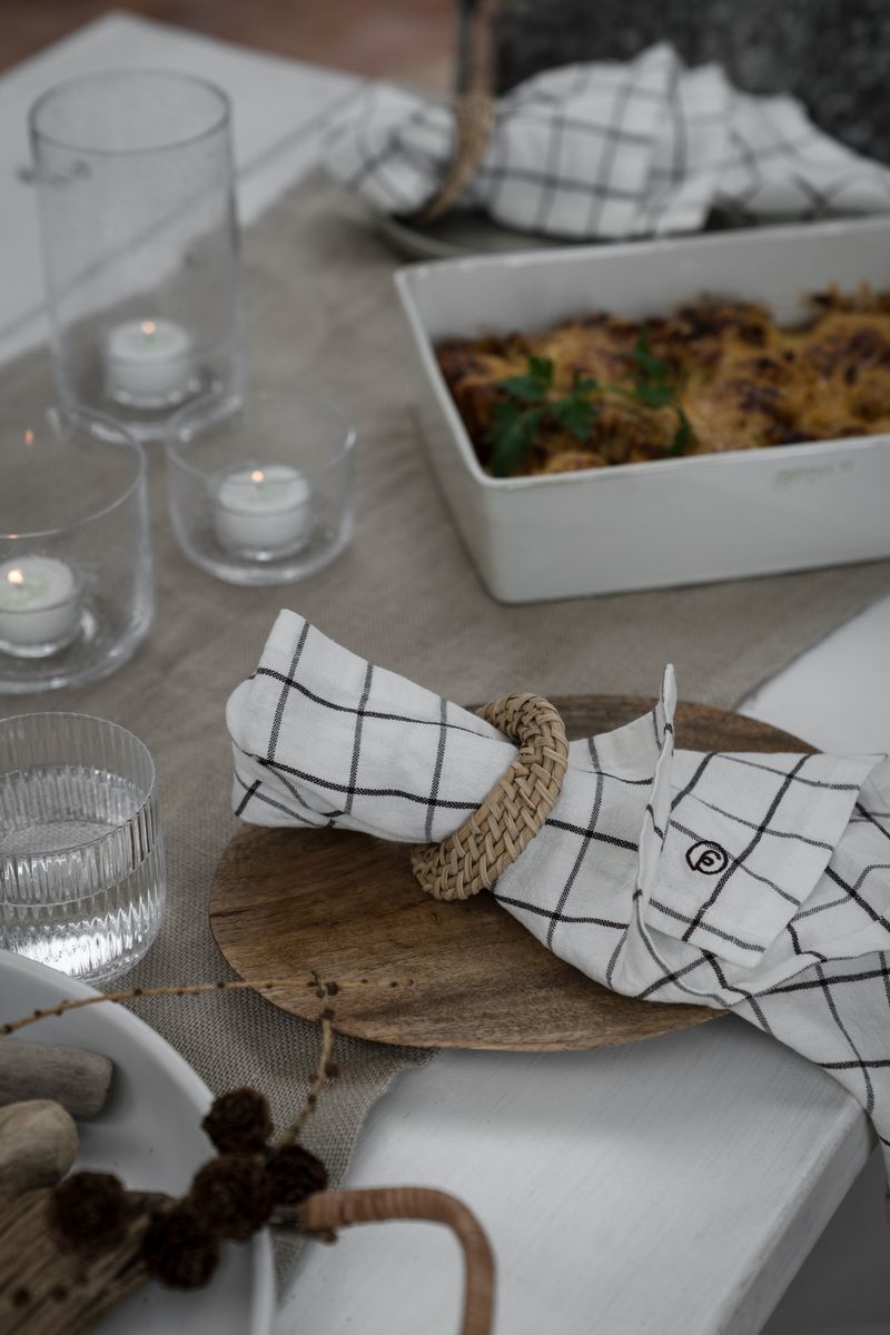 Serviettring mørkbrun 2 pack. ERNST