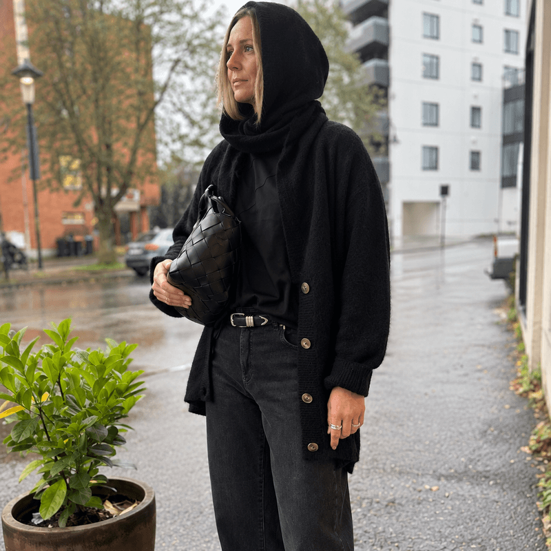 Rève Andrea hood - Black