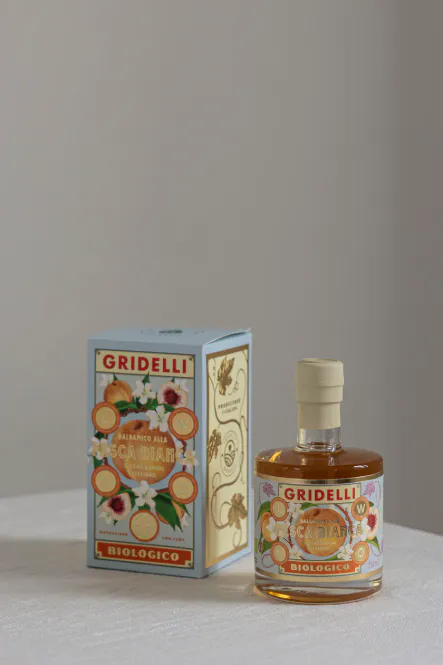 Hovedbilde Aceto Balsamico Al Pesca Bianca 250 ML. Gridelli