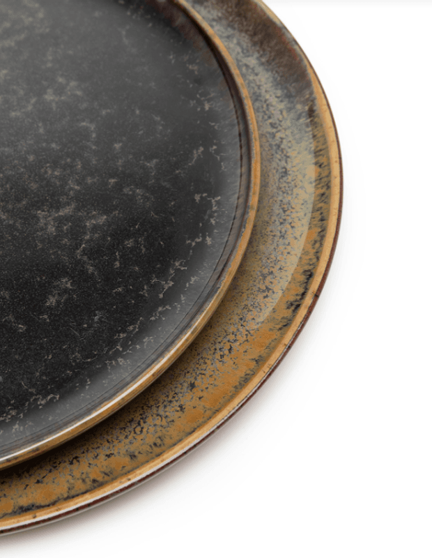 Plate L Indi Grey Surface/ Serax