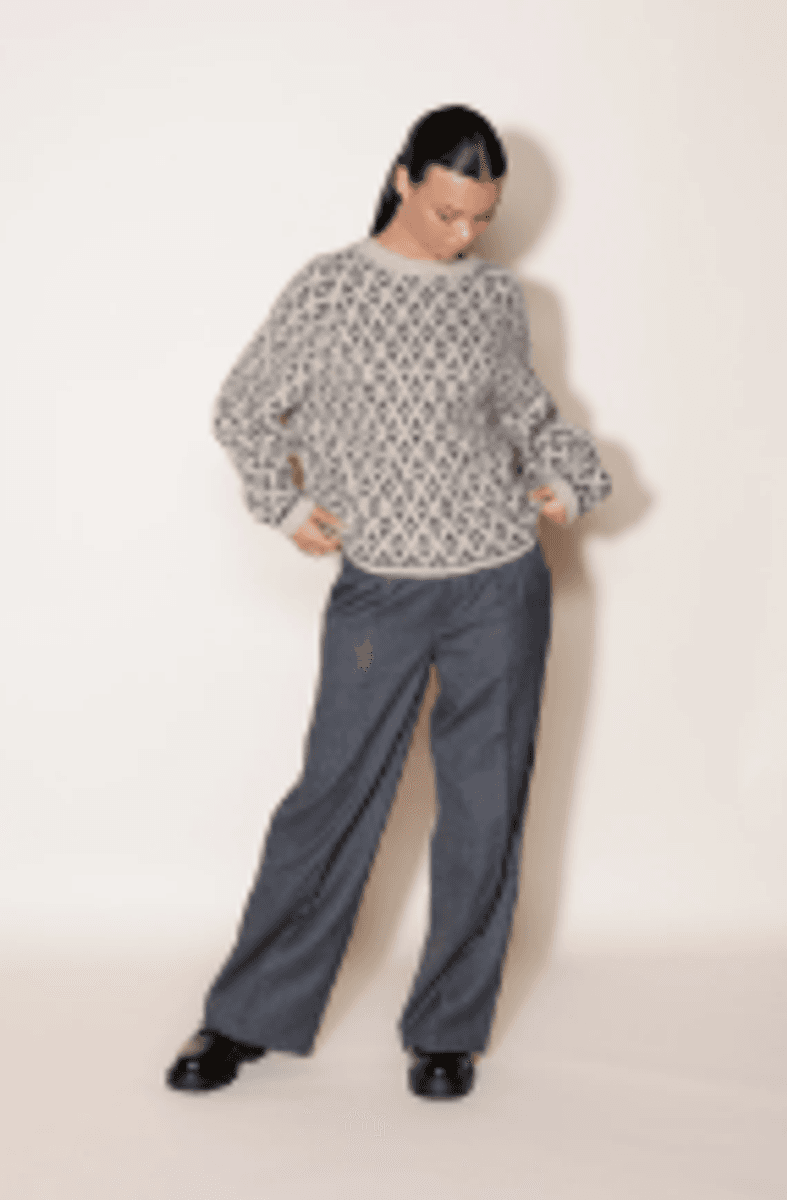 Torill genser naturgrå/ Woodling